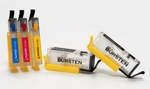 Комплект картриджей BURSTEN™ NANO для Epson XP33 XP103 XP203 XP207 XP303 XP306 XP313 XP403 XP406 XP413, перезаправляемый с авточипом (без чернил), РФ- фото
